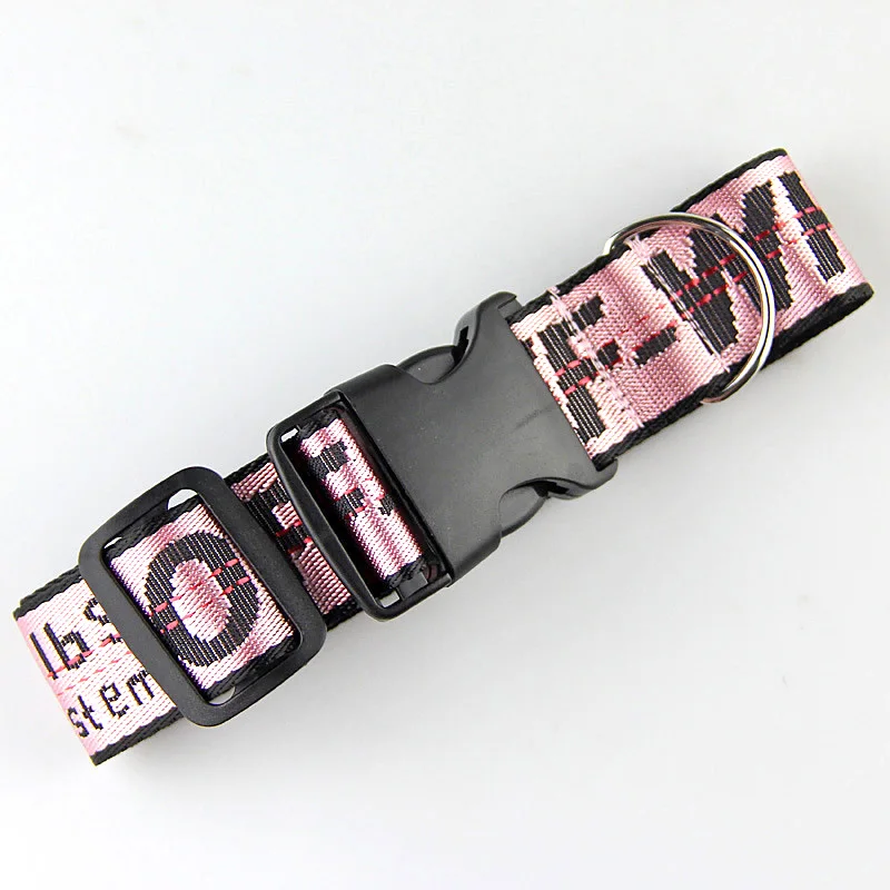 Collar Pink Модный собачий ошейник для кошек, поводок для собак, шлейка для чихуахуа воротник Перро, собачий жгут, жилет, собачий канат, поводок, золотистый для кошек, домашних животных - Цвет: Collar Pink
