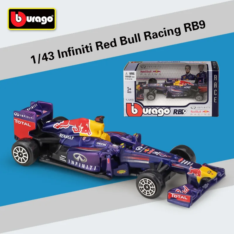 Bburago 1:43 весы RB9 RB14 SF70H W07 мотор гоночный литой металл модель автомобиля для коллекции подарок другу