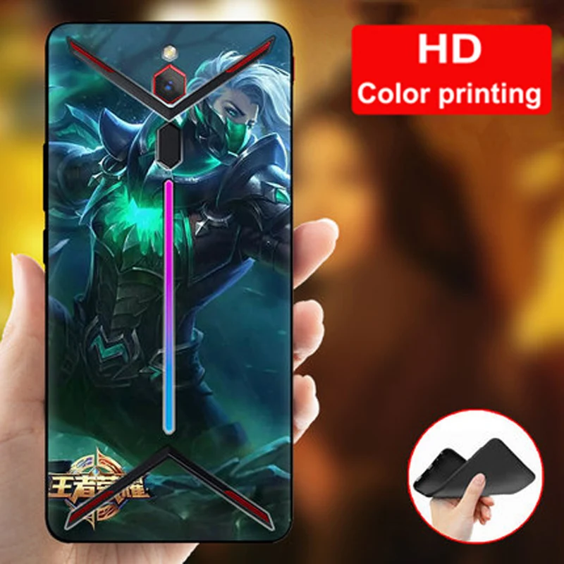 Для zte Nubia Red Magic Mars чехол игровой мультфильм Ультратонкий Мягкий силиконовый чехол красный волшебный Марс игровой телефон NX619J funda