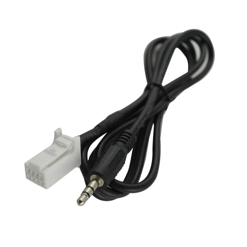 

3.5mm Auxliary Jack Auto Car Radio Mp3 Audio Aux Cable To 8-Pin Adapter For Nissan INFINITI/Sylphy/Tiida/Qashqai/Geniss CAS026