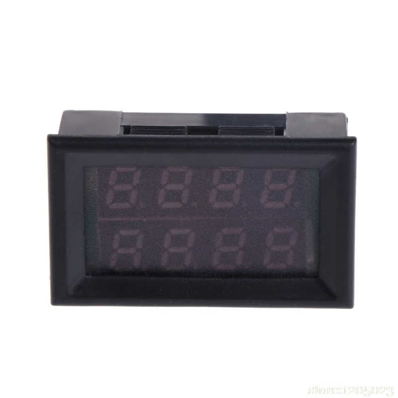 Digital DC Voltmeter Ammeter 100V 10A Voltage Current Meter Power Supply Red Blue LED Dual Display L13 | Инструменты