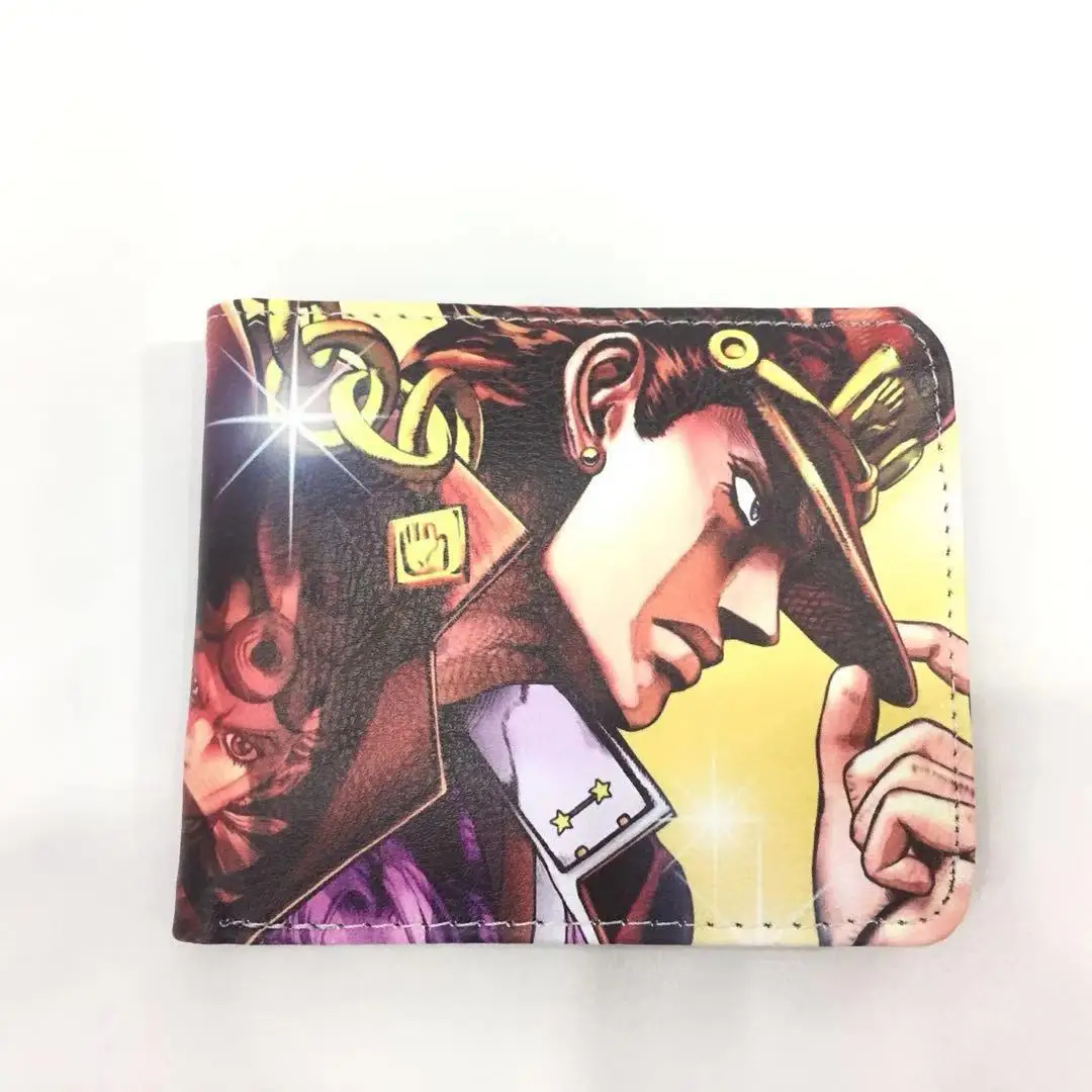 G Женский кошелек JOJO с забавными рисунками из мультфильмов, кошельки и кошельки, кошелек с аниме, держатель для карт, отделение для монет - Цвет: G