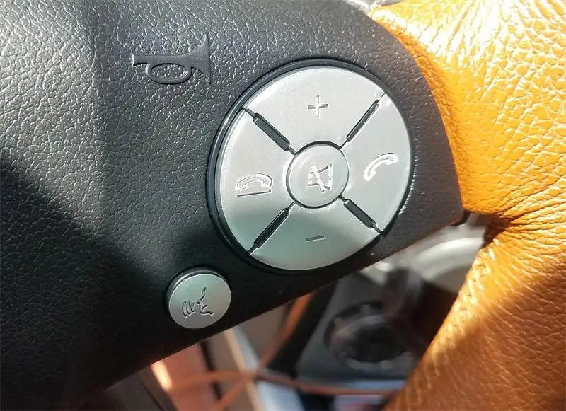 Автомобильный Стайлинг, кнопки на руль, накладка, наклейка, Накладка для Mercedes Benz C E S, класс W204, W212, GLK, X204, аксессуары для салона автомобиля