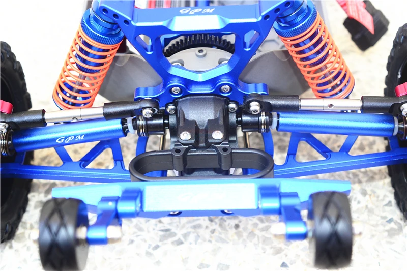 TRX RUSTLER VXL 4x4 HARDEN STEEL#45 задняя ось W. Комплект корпуса из сплава SRUS41277RH