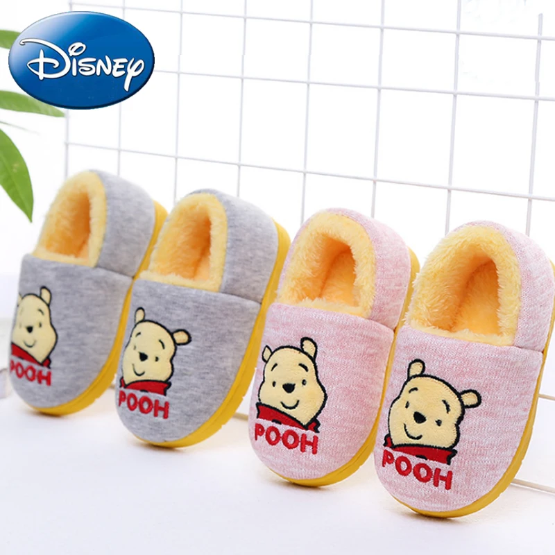 Disney/Детская Хлопковая обувь девочек мальчиков домашние тапочки с изображением