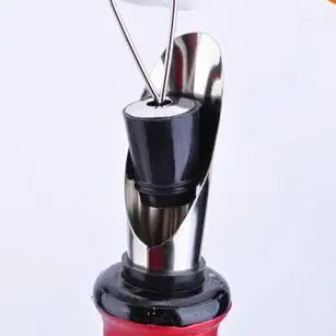 Стильная пробки лейки для вина из нержавеющей стали бутылка с горлышком заглушка