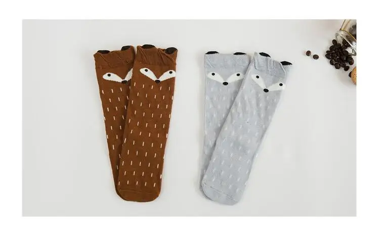 Calcetines zorro/Детские гольфы Разноцветные носки Тоторо, Детские Зимние гольфы, chaussette enfants, Носки с рисунком для девочек
