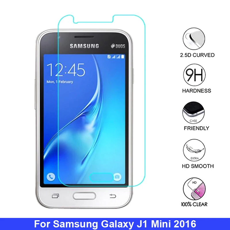 2 шт для Samsung Galaxy J1 Mini 2016 Закаленное стекло Защитная пленка экрана на J 1 Nxt J105FJ10H 5 9h 0