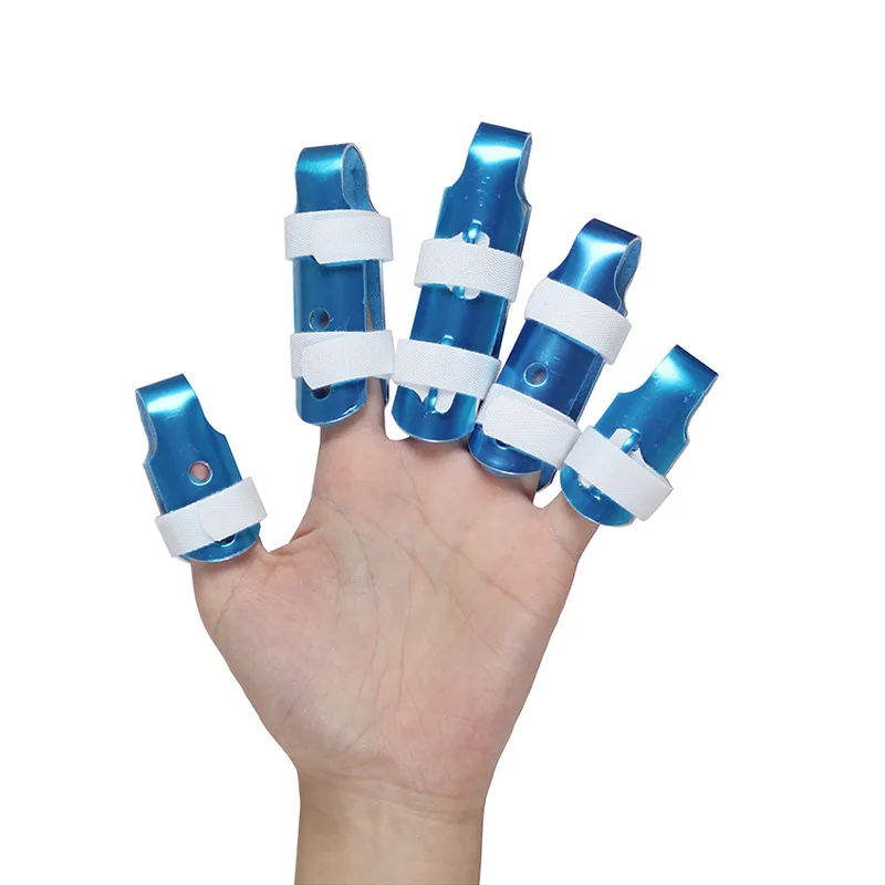 Soft Knuckle Immobilization Venting Hole Finger Splint Medical Tool Aluminum Alloy Fracture Protector Orthosis Child Fixed brace | Красота и