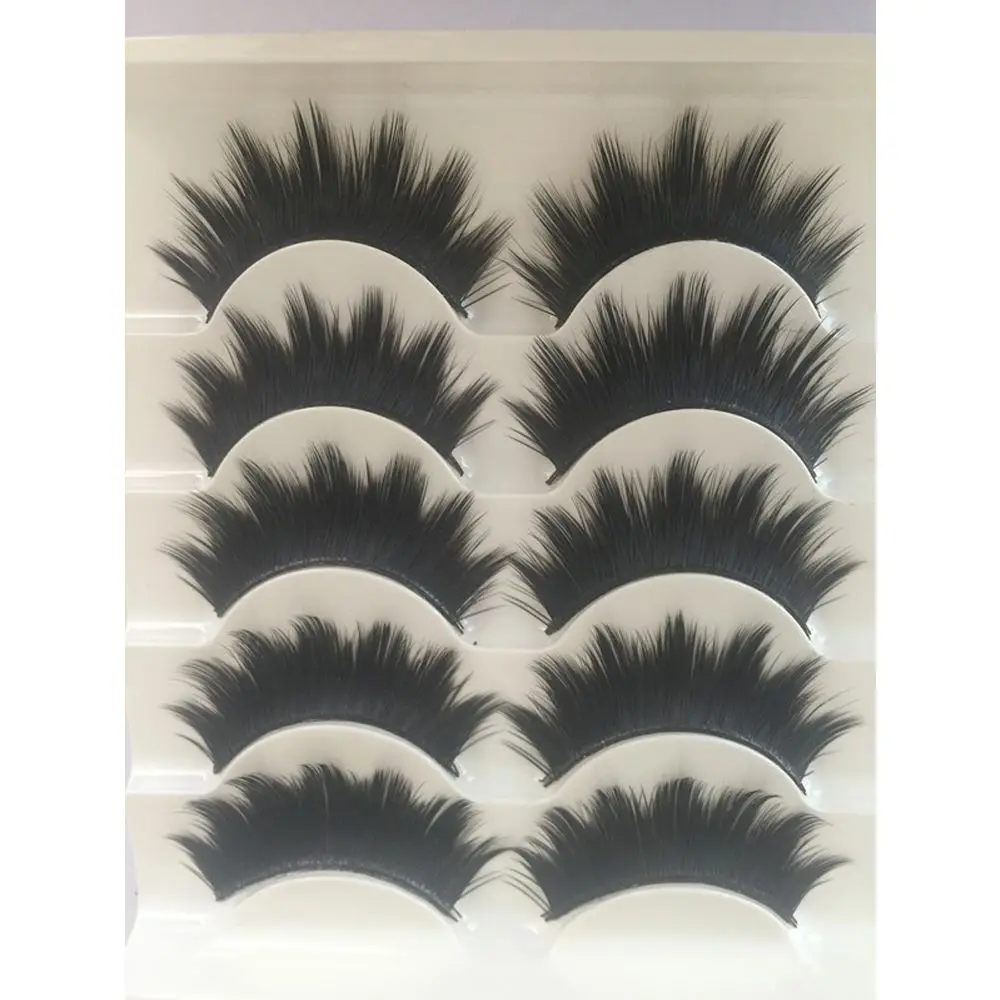 5 пар новые модные натуральные длинные ресницы ручной работы толстые накладные