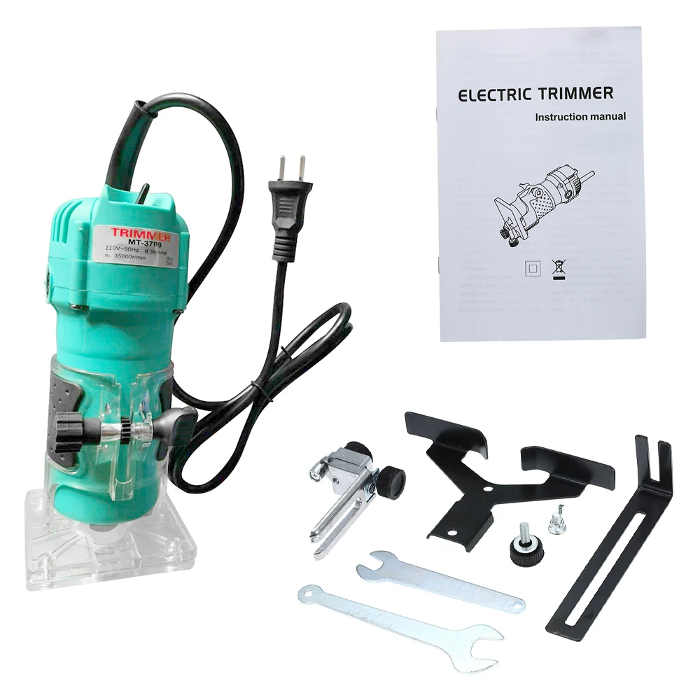 110V/220V 800W 35000RPM Electric Hand Trimmer Wood Laminate Palms Router Joiners Power Tool Woodwork Carving Machine Trim