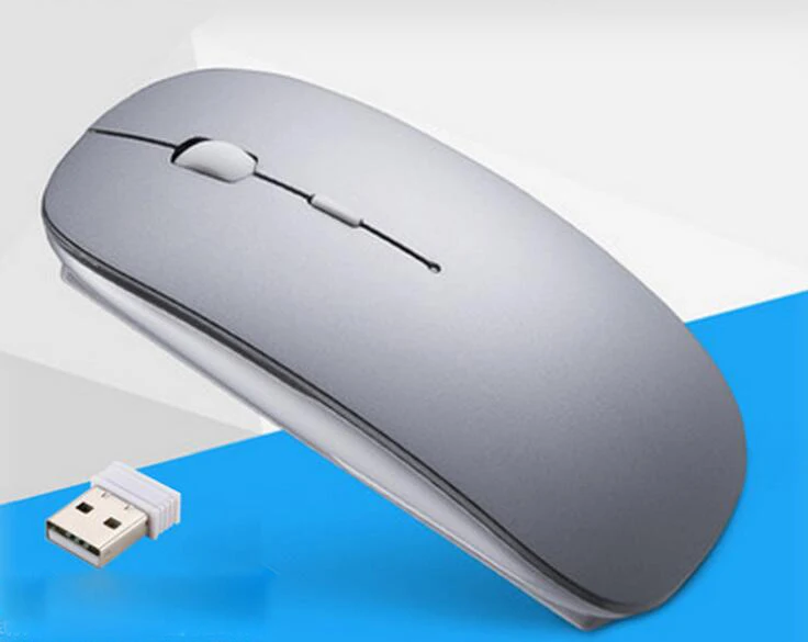 USB мышь для Macbook Air Pro, для Win 10/Mac ноутбук беспроводная мышь перезаряжаемая Бесшумная оптическая игровая мышь