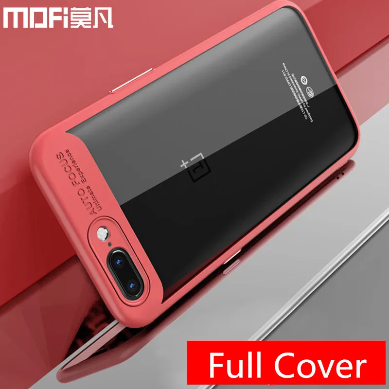 oneplus 5 case one plus cover original transparent back silicone soft edge capas MOFi full protect |