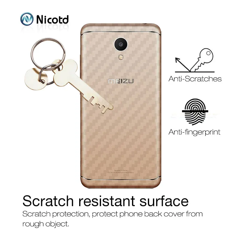 5 шт./лот для Meilan M6 M5 M3 Note M5S M6S M6T 3D Защитная пленка из углеродного волокна M8C