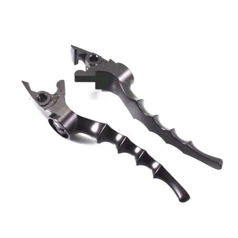 Универсальный черный мотоцикл с черепом гидравлический клатч Тормозные ручки