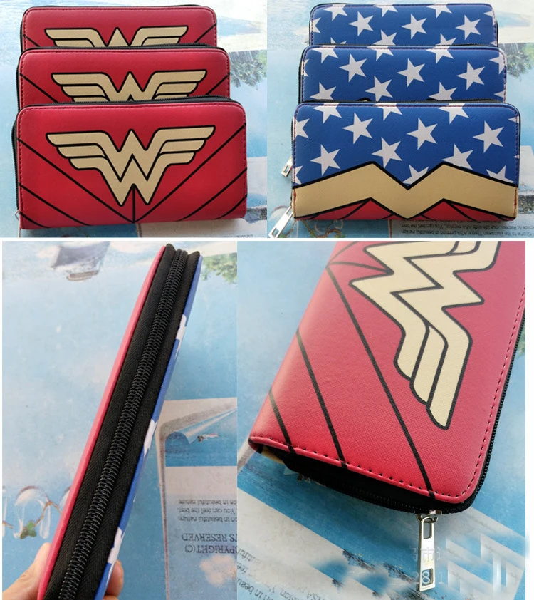 DC Wonder Woman кошелек модный мультяшный суперженский супер герой