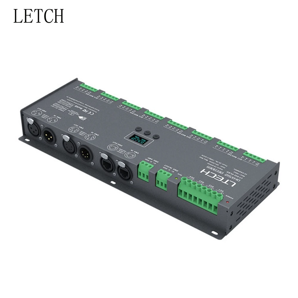 LTECH 32CH контроллер dmx LT 932 O светодиодный 32 канала декодера Вход 3A * Выход DMX512/RDM/3
