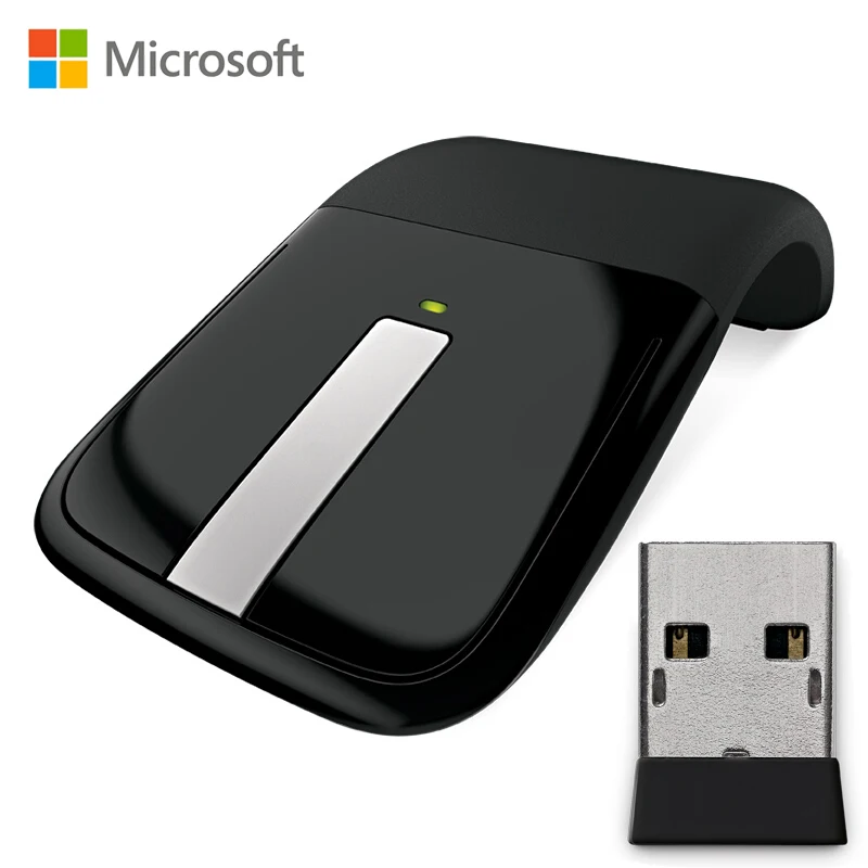 

Original Microsoft Arc Touch wireless mouse Blueshin mouse with 2.4GHz BlueTrack Technology Innovative design for PC mouse user