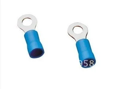 

200pcs Blue 16-14 AWG 1.5-2.5mm Insulated Ring Terminal Connector RV2-10