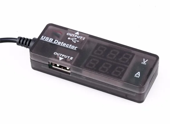 Портативный цифровой светодиодный USB 2,0 двойной выход Зарядка мощность Напряжение Ток мультиметр Amp Вольт измеритель мощности тестер монитор вольтметр