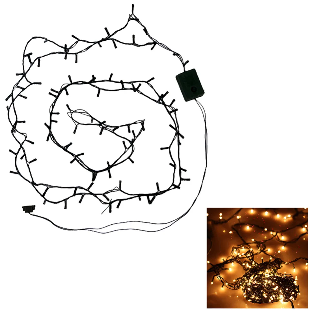 4 5 м 100 светодиодсветильник для рождественской елки с вилкой европейского