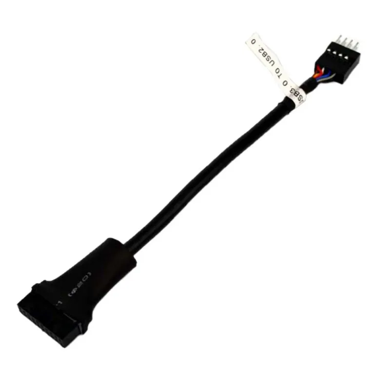 13 см материнская плата USB 3 0 20 Pin к 2 9 контактный корпус Удлинительный адаптер