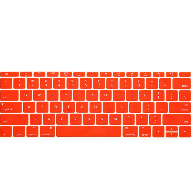 Версия США силиконовый чехол для клавиатуры с буквенным принтом на английском