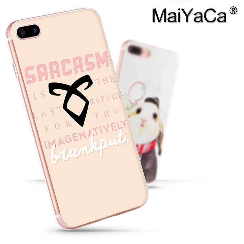 MaiYaCa shadowhunters Высокое качество классические аксессуары для телефона чехол iPhone 8 7 6
