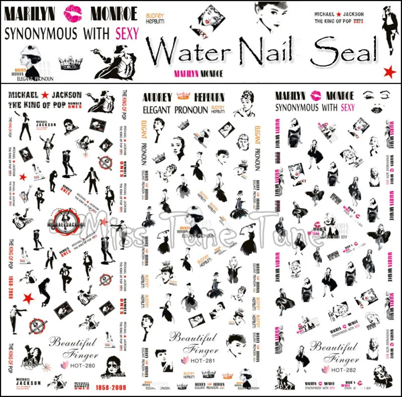 3 листа/партия наклейки для переноса воды на ногти водяной знак маникюр Советы