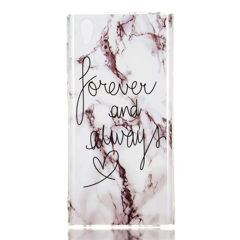 HEMASOLY Marble Case For Sony Xperia L1 E6 Dual G3311 G3312 G3313 Silicone Luxury Pattern Soft TPU Back Cover |