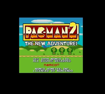 Pac-Man 2-новые приключения 16 бит большая серая игровая карта для игрока NTSC |