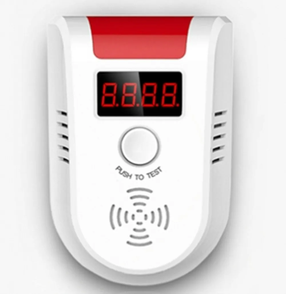 Цифровой дисплей беспроводной детектор газа для GSM/PSTN сигнализация|detector digital|detector