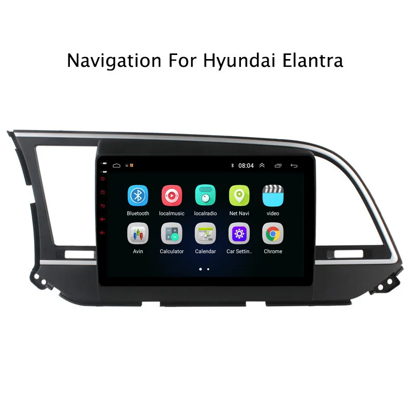 9 &quot2.5D ips Android 8 1 автомобильный DVD gps плеер для hyundai Elantra 2016 2017 радиоприемник стерео