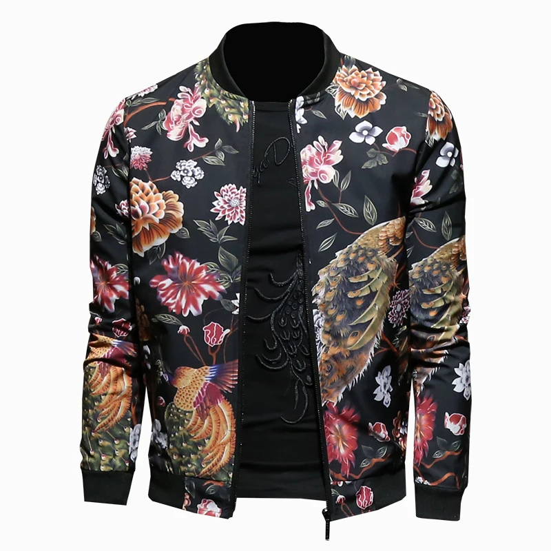 Европейская станция Высококачественная мужская Тонкая приталенная куртка