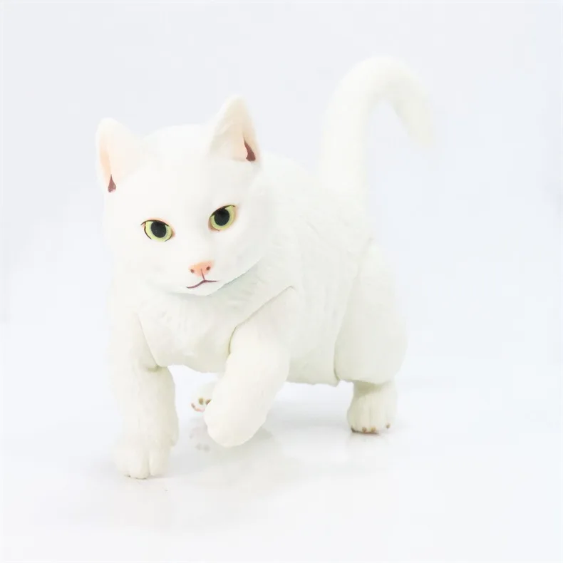 Kawaii Japanese Felis Silvestris Catus Cute Cat BJD ПВХ фигурка модель игрушки 10 см|Игровые фигурки и