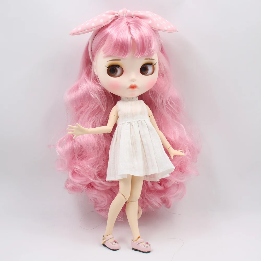 Кукла Blyth ICY DBS с белой кожей шарнирное тело новое матовое лицо милые розовые