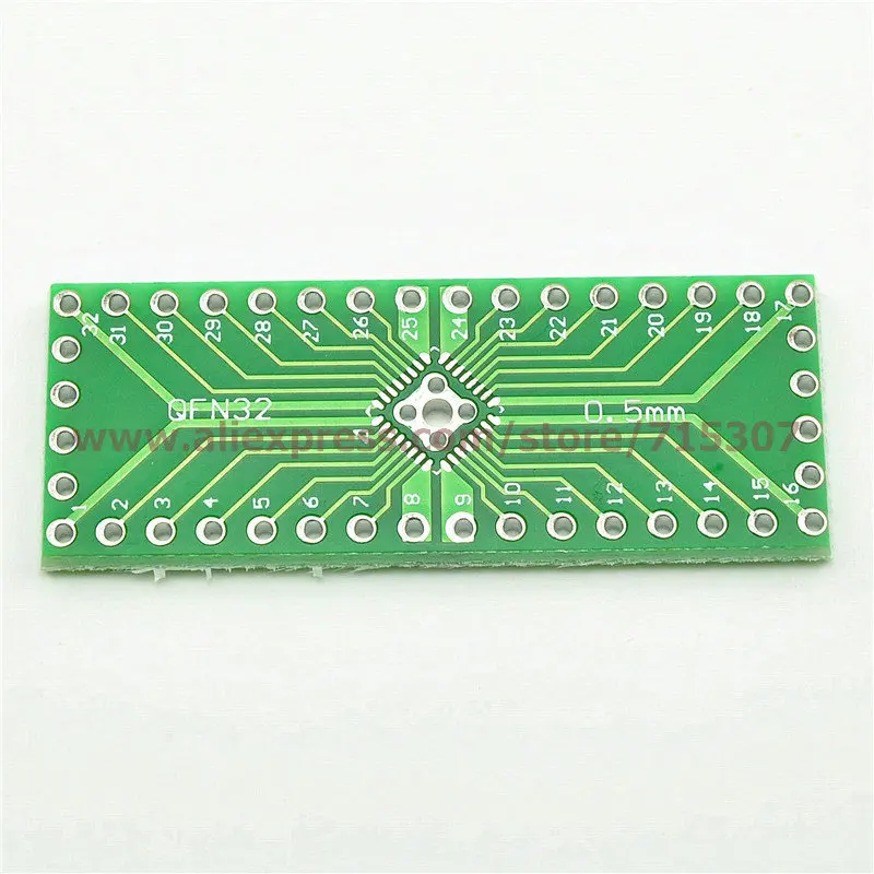 Плата адаптера PHISCALE QFN32/ QFN40 (smd для dip) шаг 0 5 мм 10 шт.|pitch|pitch adapter |