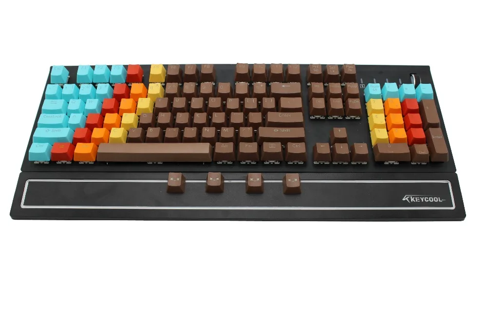 1976 закат градиент окрашенный Топ Печатный двойной снимок PBT блеск через OEM