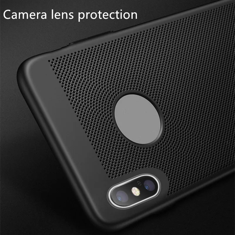 Модный Новый чехол для телефона с вентиляционными отверстиями iPhone 5/6/7/8/X