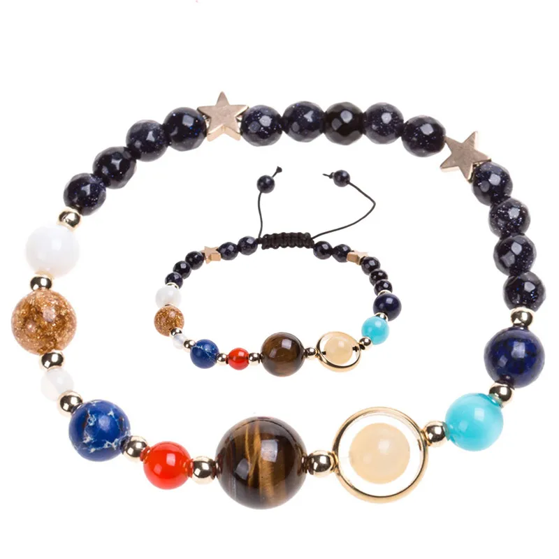 Камень Браслет Вселенная Галактика восемь планеты в Солнечной системе Страж