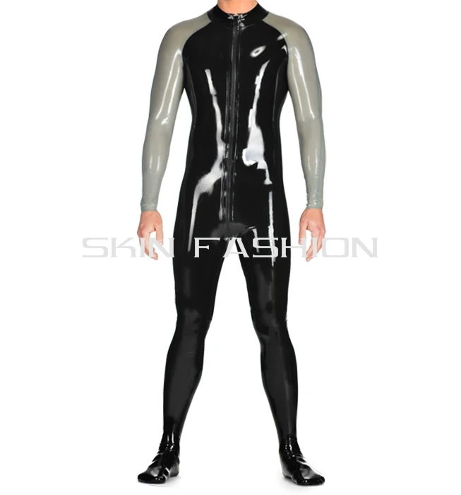 Бесплатная Доставка! Мужская Двухцветная модная прямая куртка латексное боди с