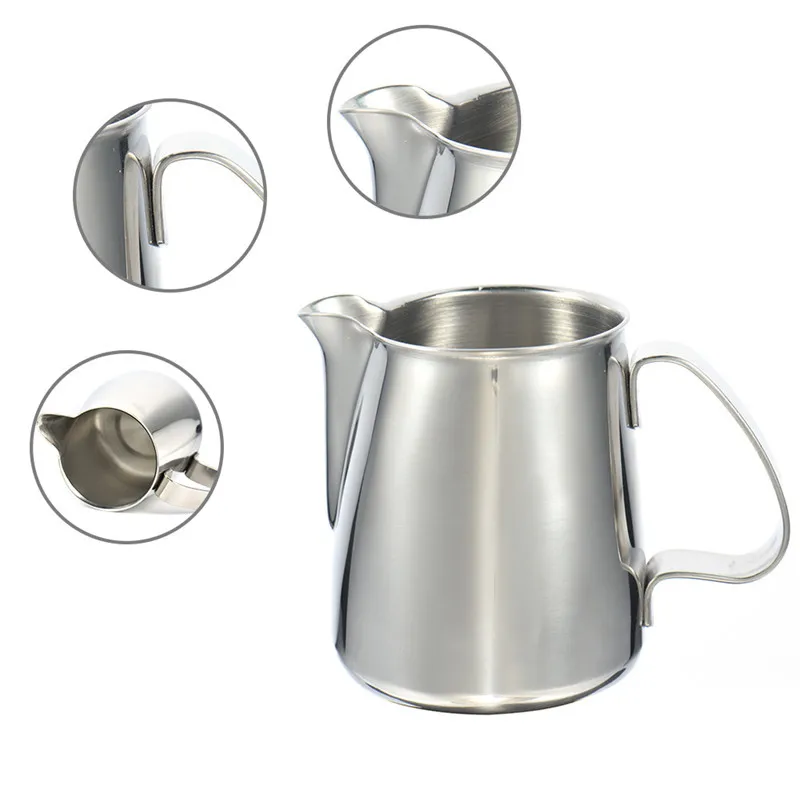 Нержавеющая сталь Кофе вспенивания кувшин молока пузырь пены стаканчик для