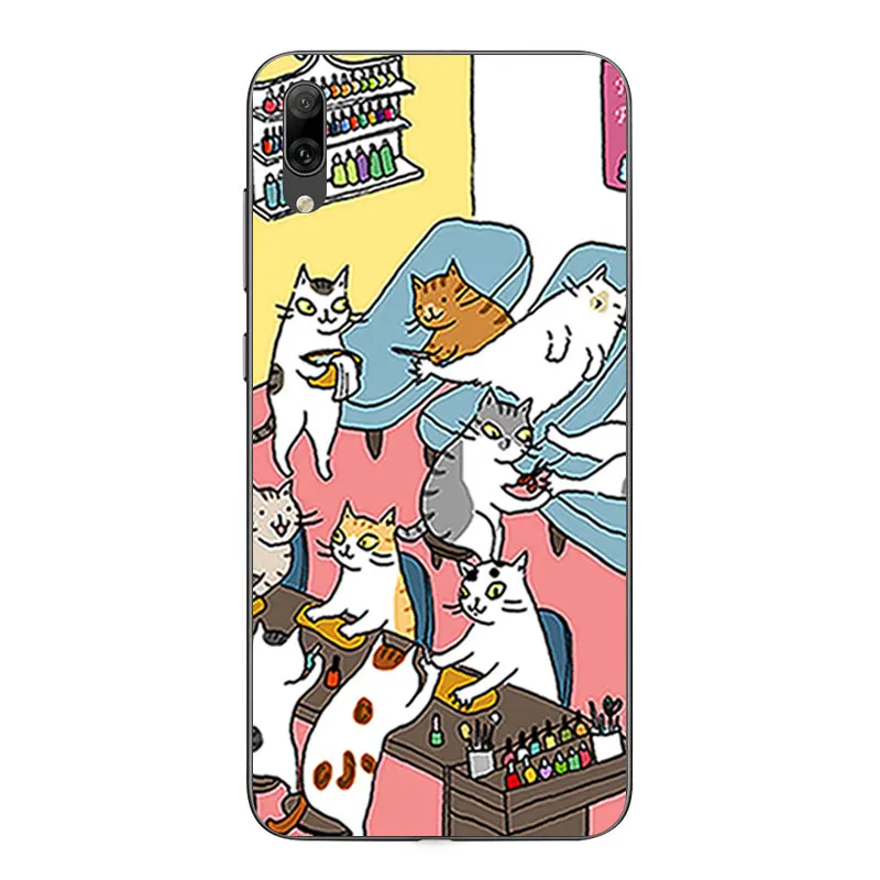 Мягкий ТПУ Для Huawei Enjoy 9 Smile дизайн прозрачный чехол для телефона 6 26 "для Coque