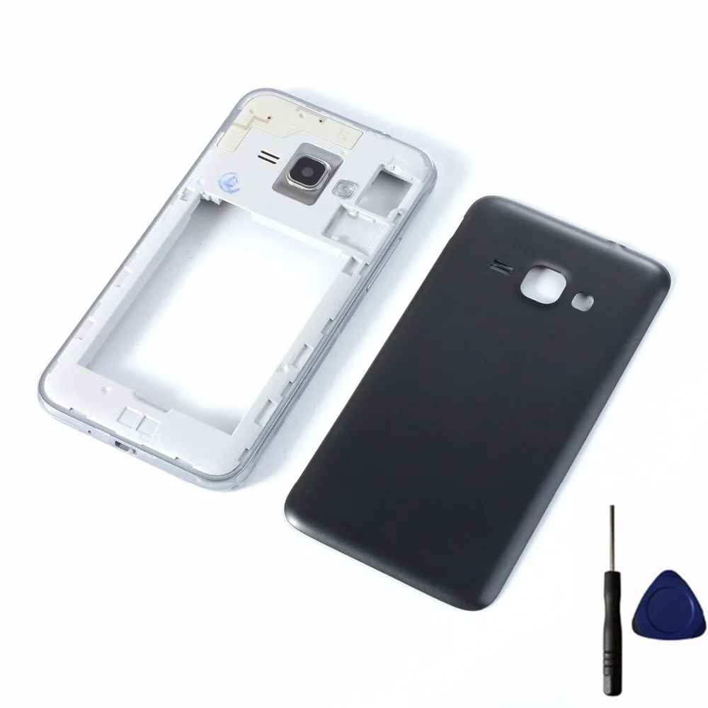 

For Samsung Galaxy J1 2016 J120 J120F J120M J120H J120FN Housing Middle Frame Cover + Battery Back Cover + Tools