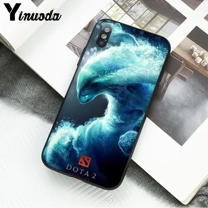 Мягкий ТПУ чехол для телефона Yinuoda Shadow Fiend Dota 2 аксессуары iPhone 5 5Sx 6 7plus 8 8Plus X XS MAX XR |