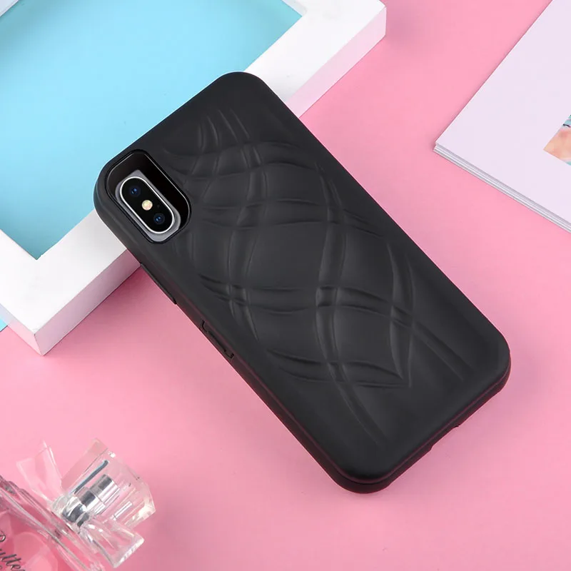 Зеркало для макияжа флип чехол для iPhone X, 8, 7, 6, 6 S, Plus, Fundas держатель крышки с телефонные разъемы для карт чехлы