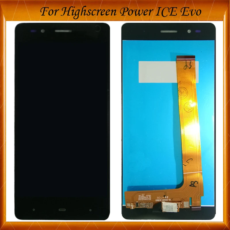 Топовое качество для Highscreen Power ICE Evo ЖК-дисплей с сенсорным экраном, сборка дигитайзера, черный, белый, золотой цвета.