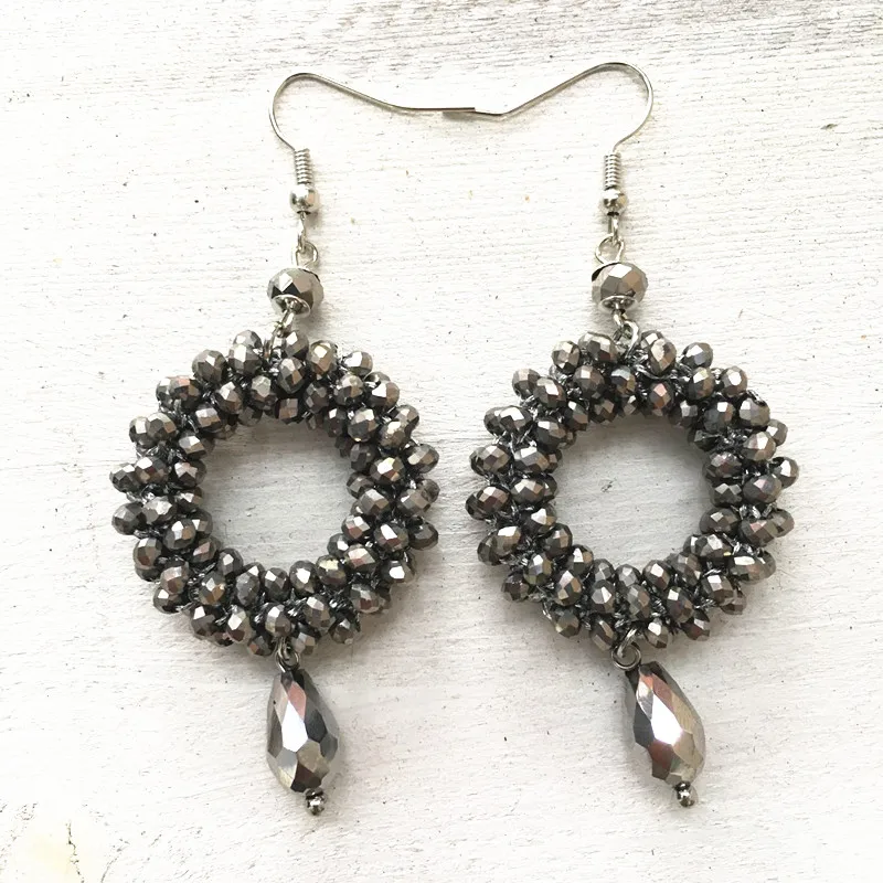 Baroque Fashion Face Water Drops Women's Earrings Bohemian Charm Jewelry Crystal Statement Christmas Gift New Style |