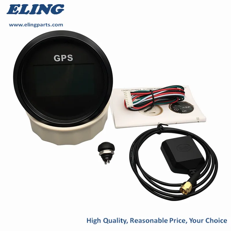 Универсальный цифровой измеритель скорости с GPS ЖК дисплеем одометром антенной 85