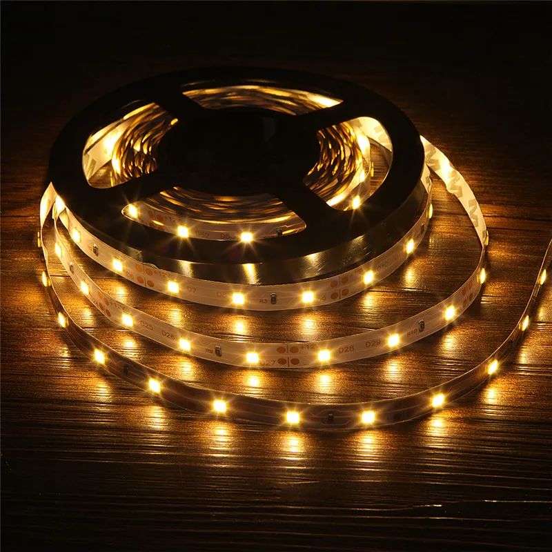 Гибкий Светодиодные ленты светильник 5 м 2835 SMD DC 12V 60/120/180/240 светодиодный s/M светодиодный ленточный светильник ярче, чем SMD 3528 Светодиодный лента шнура светильник